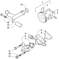 Water Pump And Thermostat Assemblies