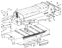 Tunnel, Gas Tank And Seat