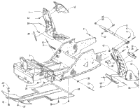 Front Frame And Footrest Assembly