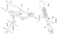 Rear Suspension Front Arm Assembly