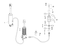 Rear Suspension Shock Absorber Assembly