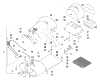 Gas Tank And Seat Assembly
