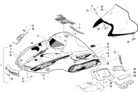 Hood And Windshield Assembly