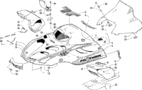 Hood And Windshield Assembly