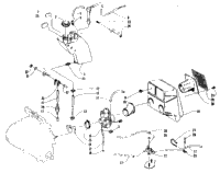 Oil Tank, Carburetor, Fuel Pump, And Silencer