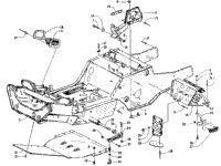 Front Frame And Footrest Assembly