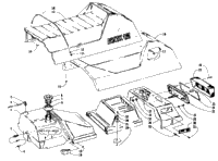 Gas Tank, Seat, And Taillight Assemblies