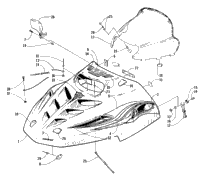 Hood And Windshield Assembly