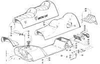 Gas Tank, Seat, And Taillight Assembly