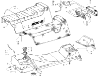Gas Tank, Seat, And Taillight Assemblies