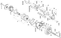 Drive Train Shaft And Brake Assemblies