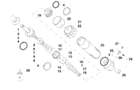 Rear Suspension Front Arm Shock Absorber