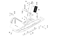 Ski And Spindle Assembly