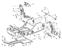Front Frame And Footrest Assembly
