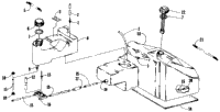 Gas And Oil Tank Assembly