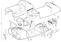 Gas Tank, Seat, And Taillight Assembly