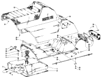 Gas Tank, Seat And Taillight Assemblies
