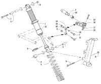 Shock Absorber And Sway Bar Assembly