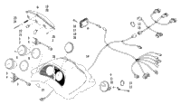 Headlight, Instruments, And Wiring Assemblies