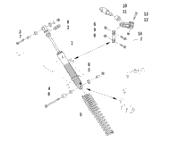 Shock Absorber And Sway Bar Assembly