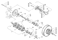 Drive Train Shafts And Brake Assemblies