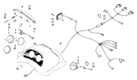 Headlight, Instruments, And Wiring Assemblies