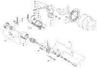 Electric Start - Starter Motor Assembly