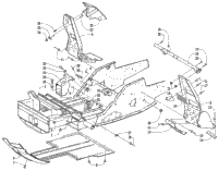 Front Frame And Footrest Assembly