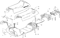 Gas Tank, Seat And Taillight Assembly
