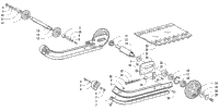 Slide Rail, Idler Wheels, And Track Assembly