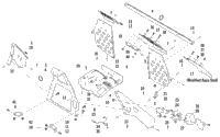 Footrest And Steering Support Assembly