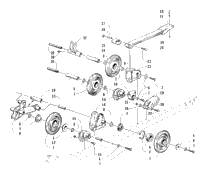 Rear Suspension Axle Assembly