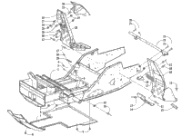 Front Frame And Footrest Assembly