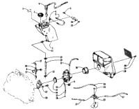 Oil Tank, Carburetor, Fuel Pump, And Silencer