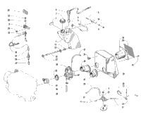 Oil Tank, Carburetor, Fuel Pump, Silencer