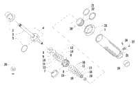 Rear Suspension Front Arm Shock Absorber