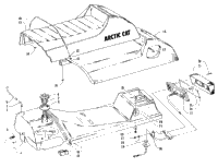 Gas Tank, Seat, And Taillight Assemblies