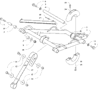 Rear Suspension Front Arm Assembly