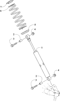 Front Suspension Shock Absorber Assembly