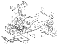 Front Frame And Footrest Assembly