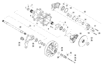 Drive Train Shafts And Brake Assemblies