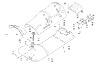 Gas Tank, Seat, And Taillight Assembly