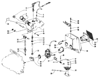 Oil Tank,Carburetor, Fuel Pump And Silencer