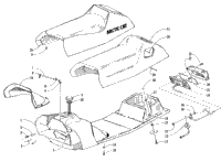 Gas Tank, Seat, And Taillight Assembly