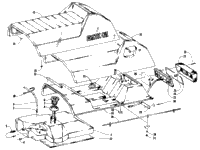 Gas Tank, Seat, And Taillight Assemblies