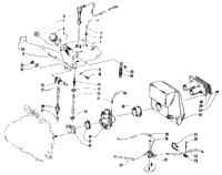 Oil Tank, Carburetor, Fuel Pump, And Silencer