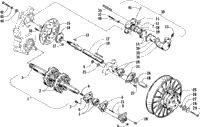 Drive Train Shafts And Brake Assemblies
