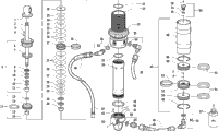Rear Suspension Front Arm Shock Absorber