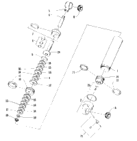 Rear Suspension - Rear Arm Shock Absorber