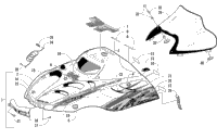 Hood And Windshield Assembly
